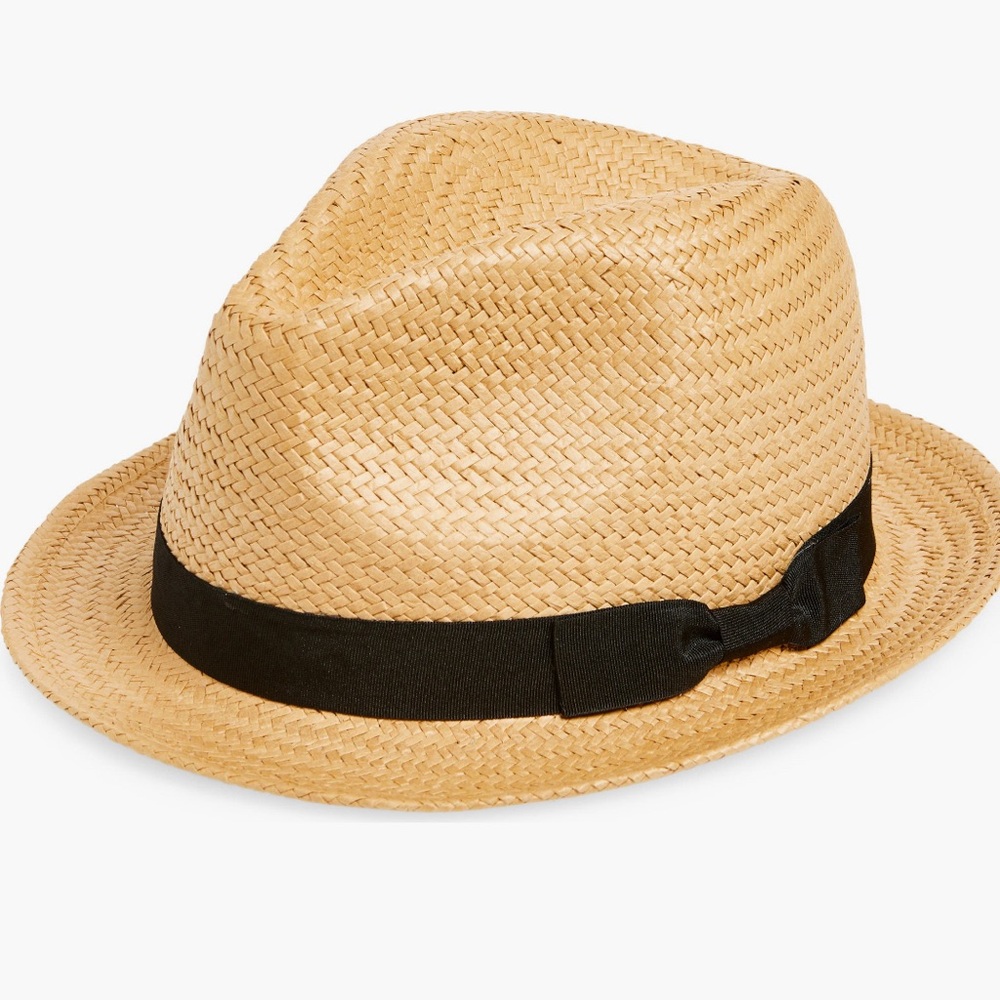 Nordstrom Tan Straw Fedora